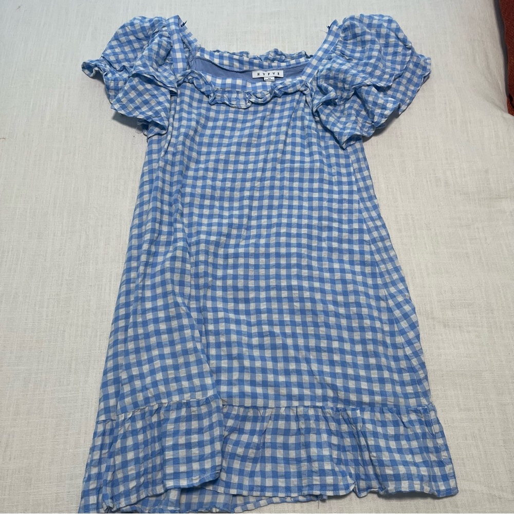 Blue Gingham Dress
